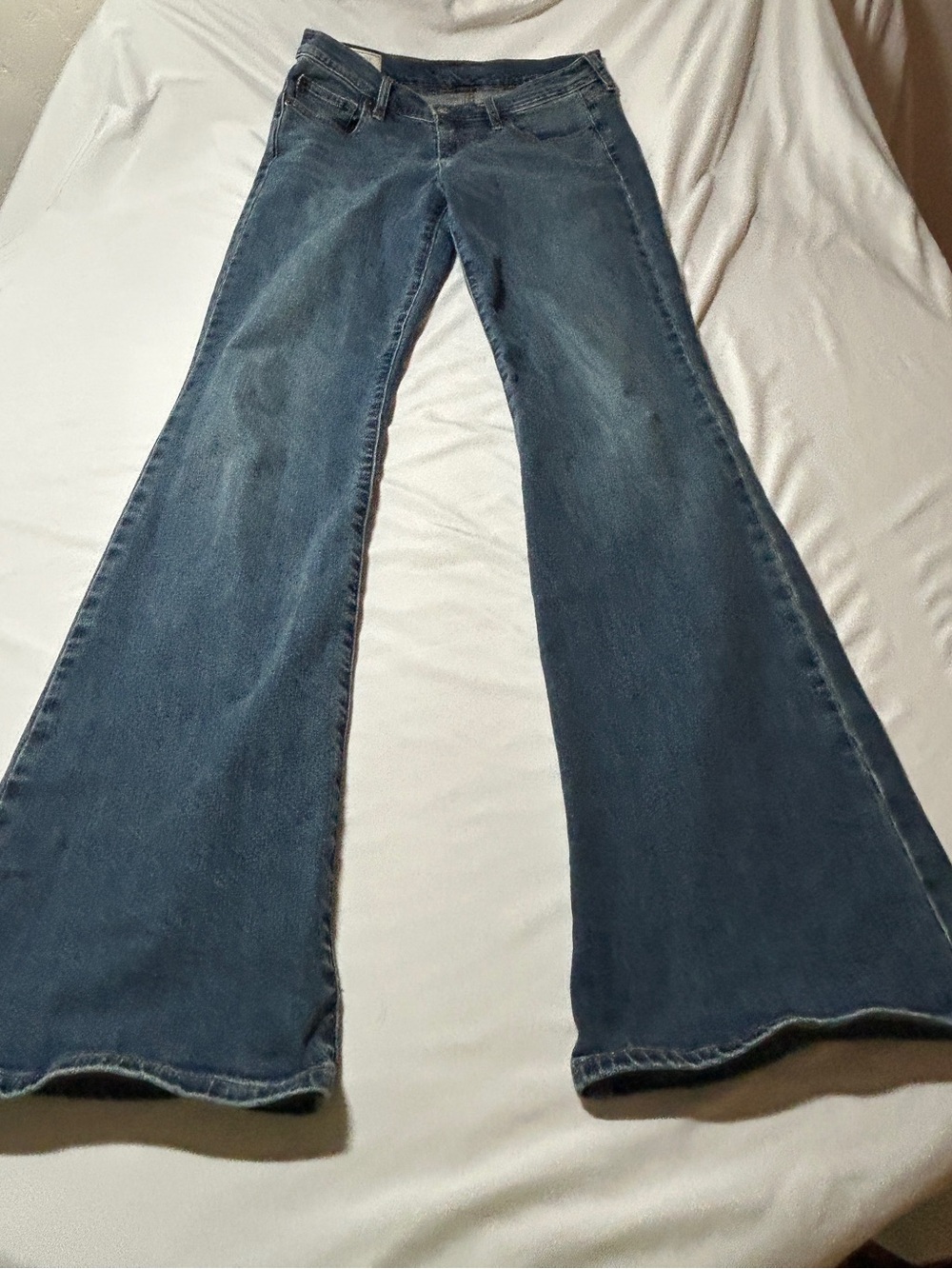 GAP Indigo Wide-Leg Flare Jeans